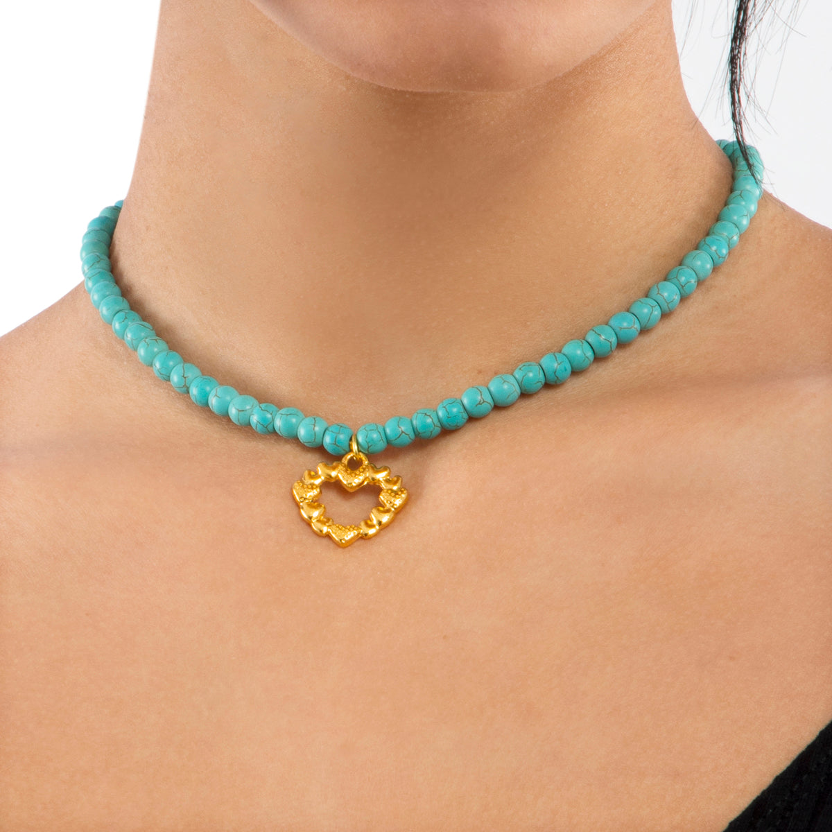 Turquoise Heart - Necklace image 6