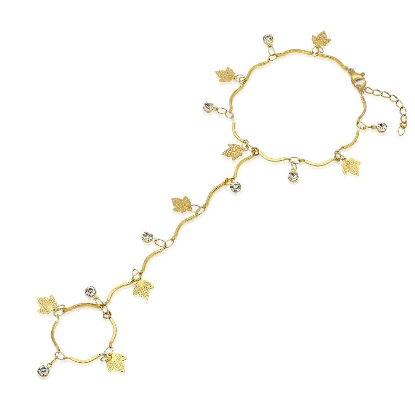 Autumn - Hand Mitten Bracelet image 1