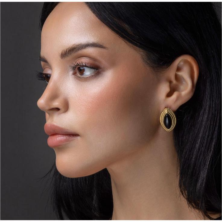 Vintage - Earrings (Black)