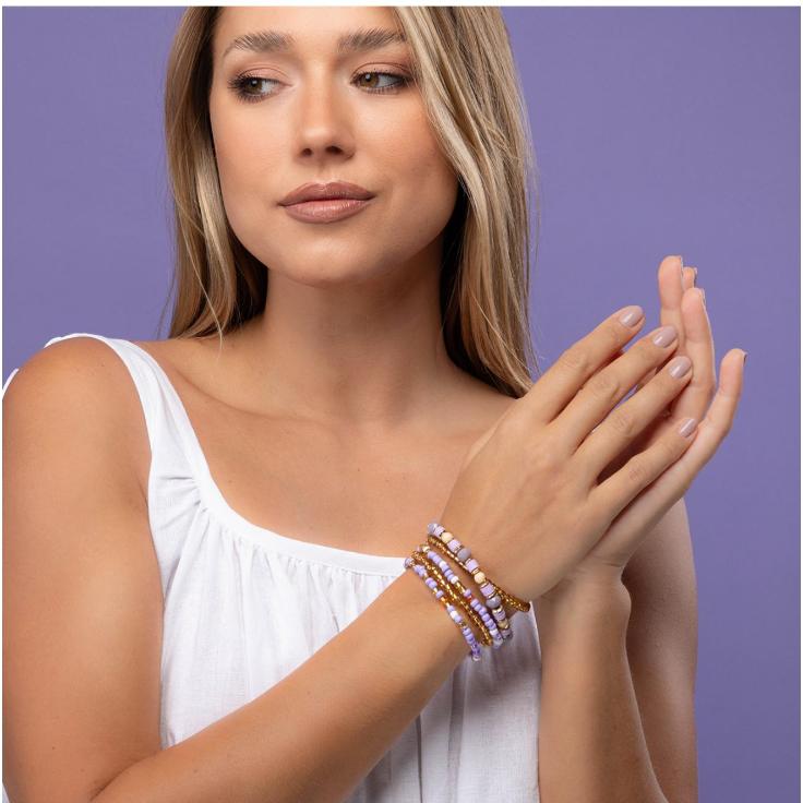 Lunaloop Purple - Bracelet