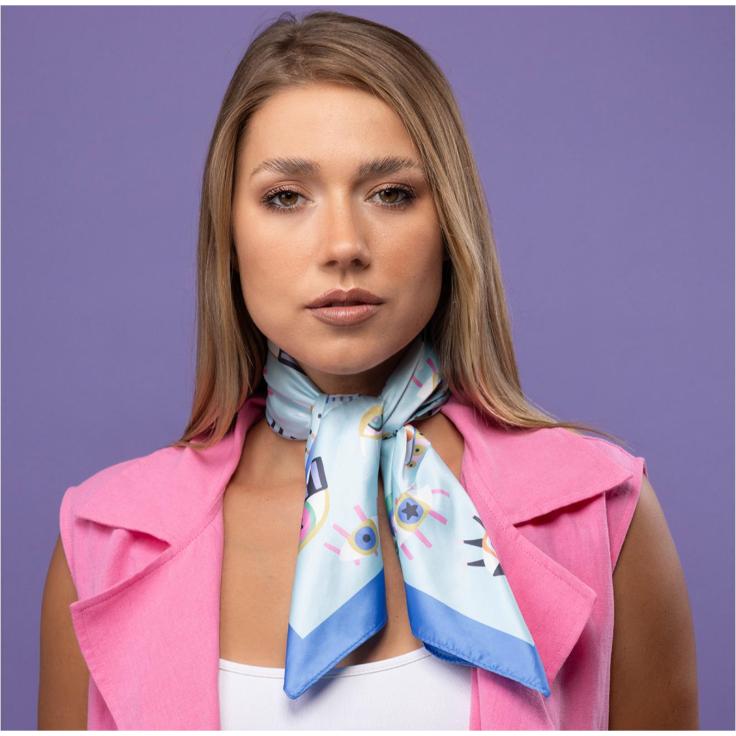 Eyeconic Blue - Scarf