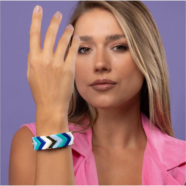 Trend Elastic Blue - Bracelet