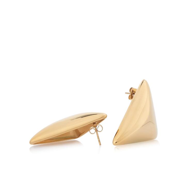 Flat Triangle - Earrings