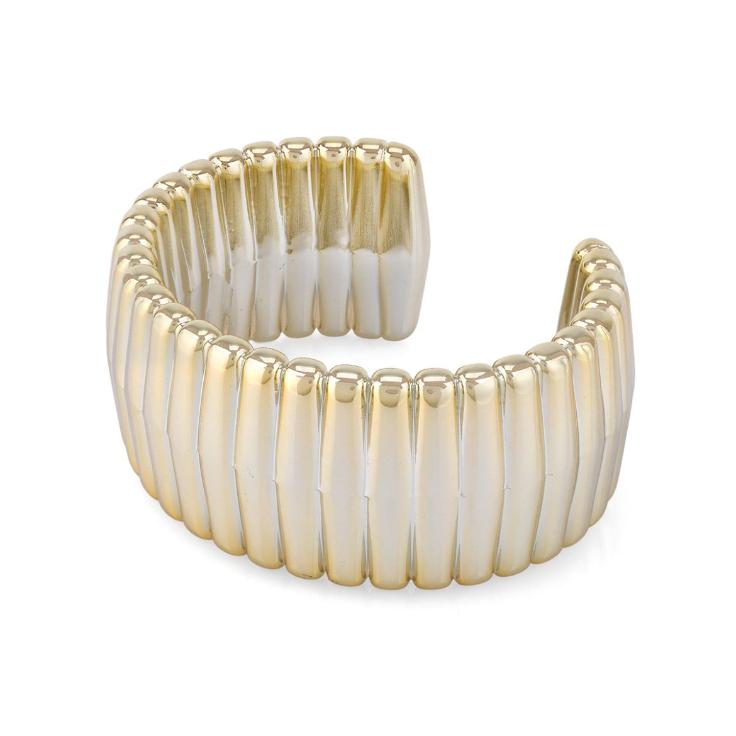 Trendy - Bracelet Set (Silver with Gold)