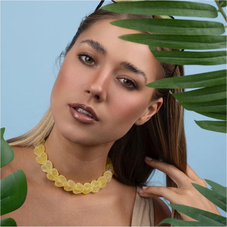 Candy Crush Yellow - Necklace