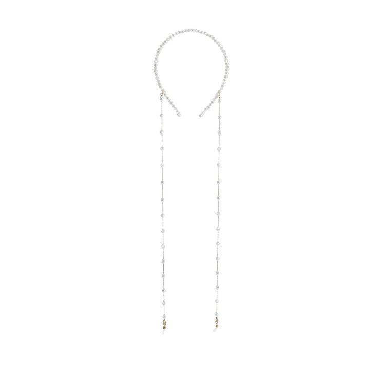 Gold pearl princess - Glasses chain