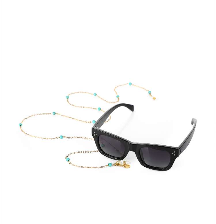 Simple Pearls (Turquoise) - Glasses Chain image 10