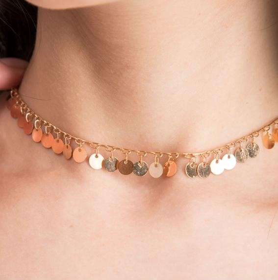 Golden Coins - Choker image 4