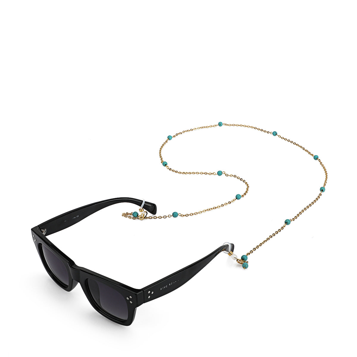 Simple Pearls (Turquoise) - Glasses Chain image 5