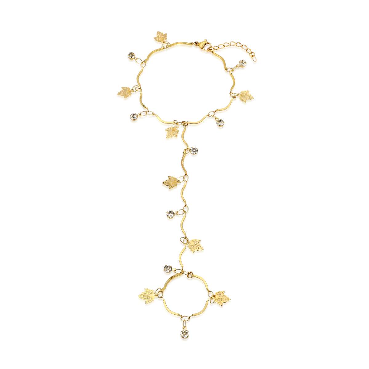 Autumn - Hand Mitten Bracelet image 3