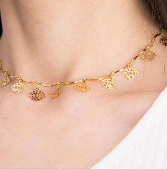 Golden Eye - Choker image 0