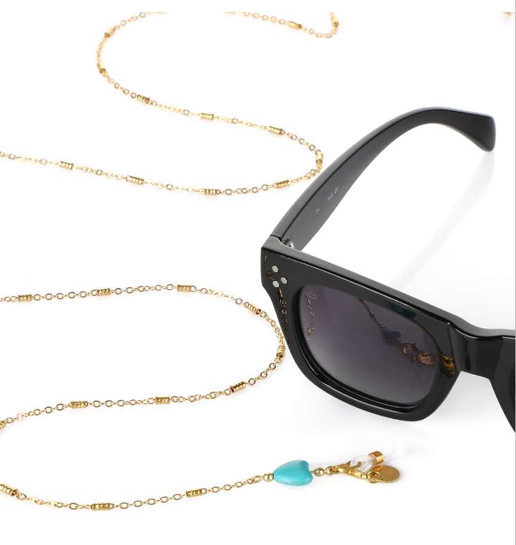 Turquoise Heart - Glasses Chain image 7