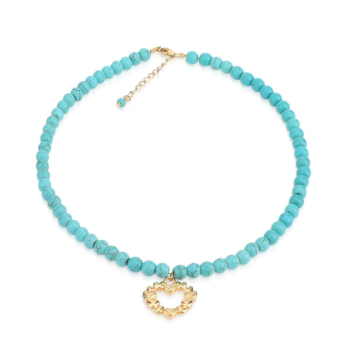 Turquoise Heart - Necklace image 1