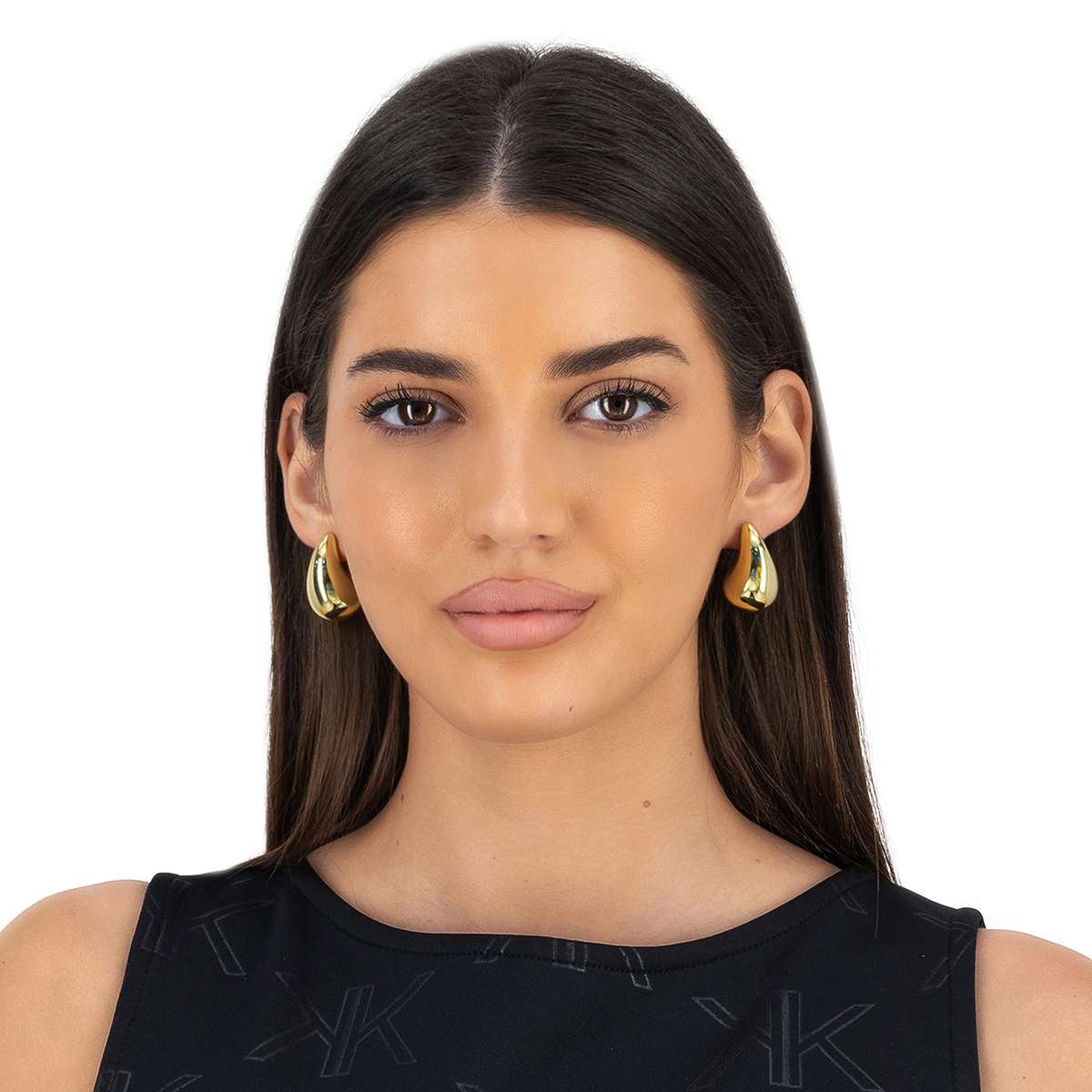 Tear Drop (Gold) - Earrings image 2