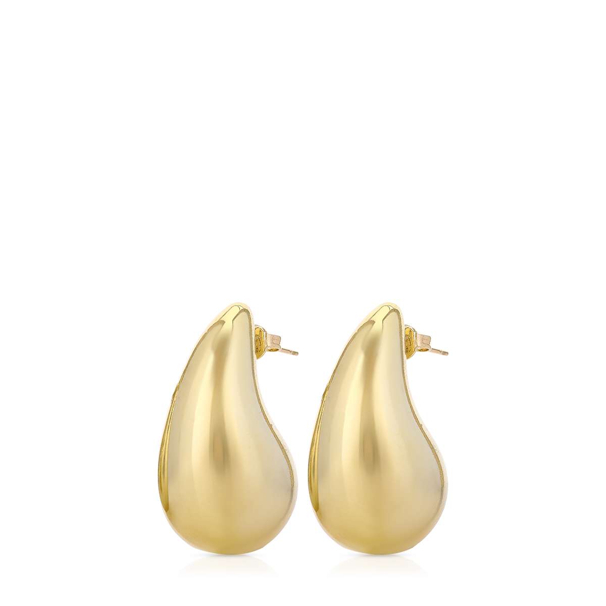Tear Drop (Gold) - Earrings image 3