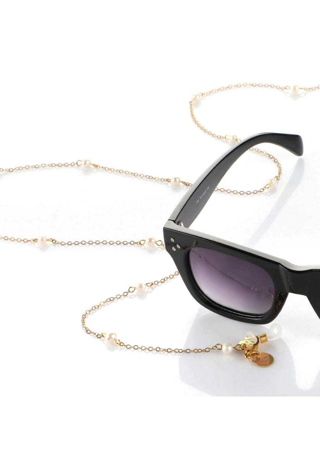 Simple Pearls (White) - Glasses Chain image 5