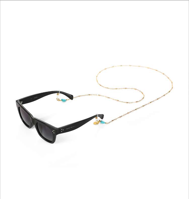 Turquoise Heart - Glasses Chain image 4