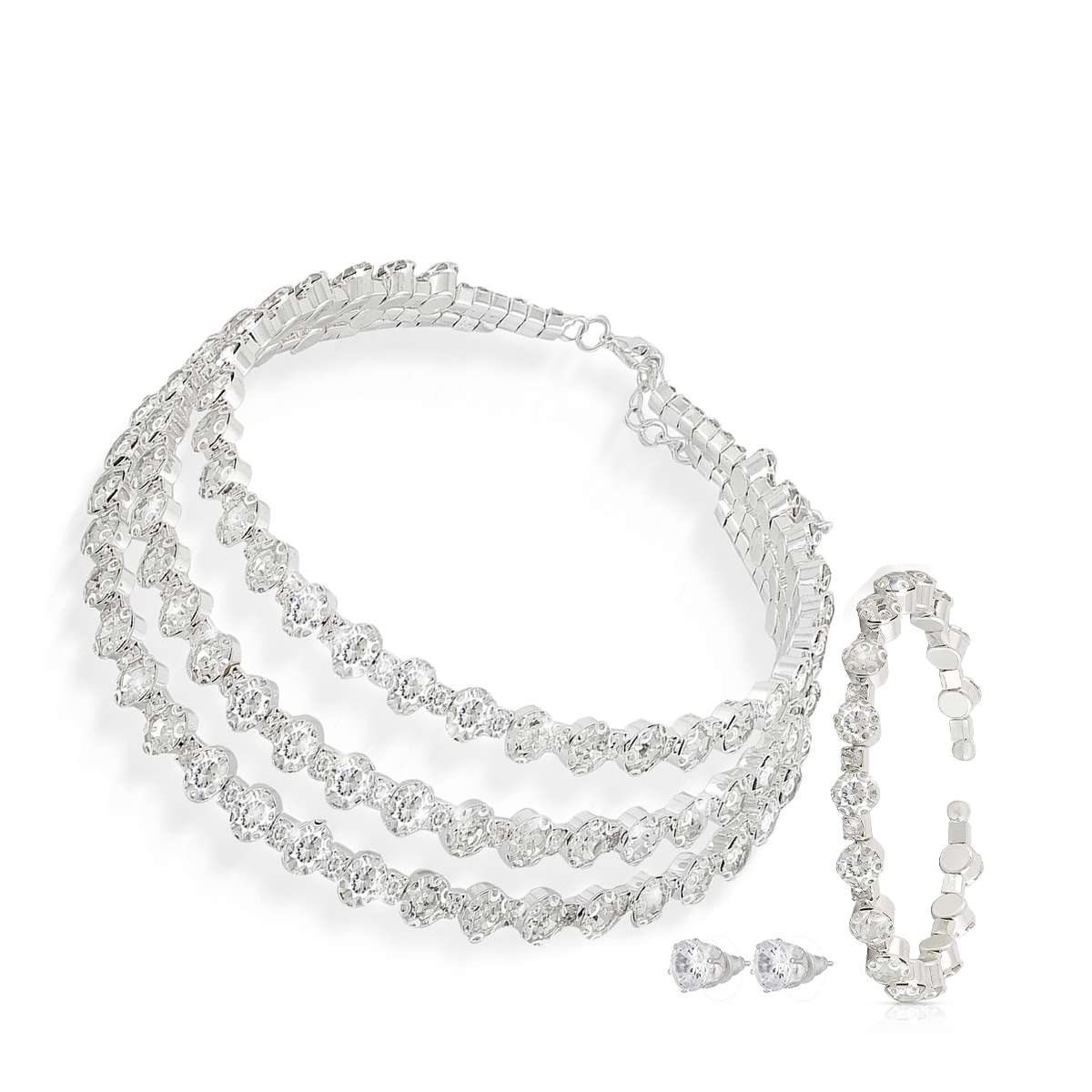 Queen Set - Choker, Bracelet & Earring Set image 3