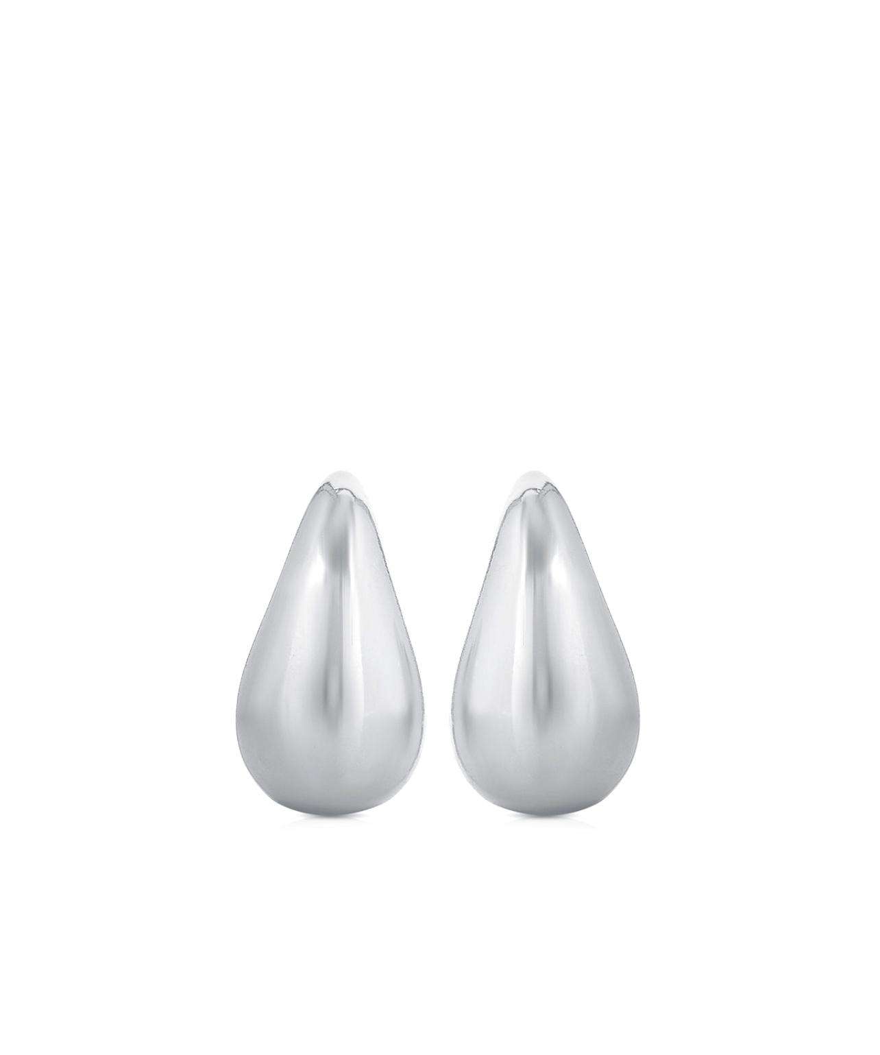 Tear Drop (Silver) - Earrings image 2