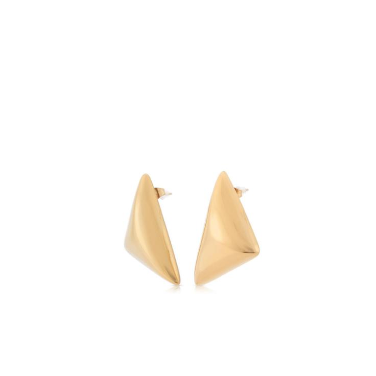Flat Triangle - Earrings