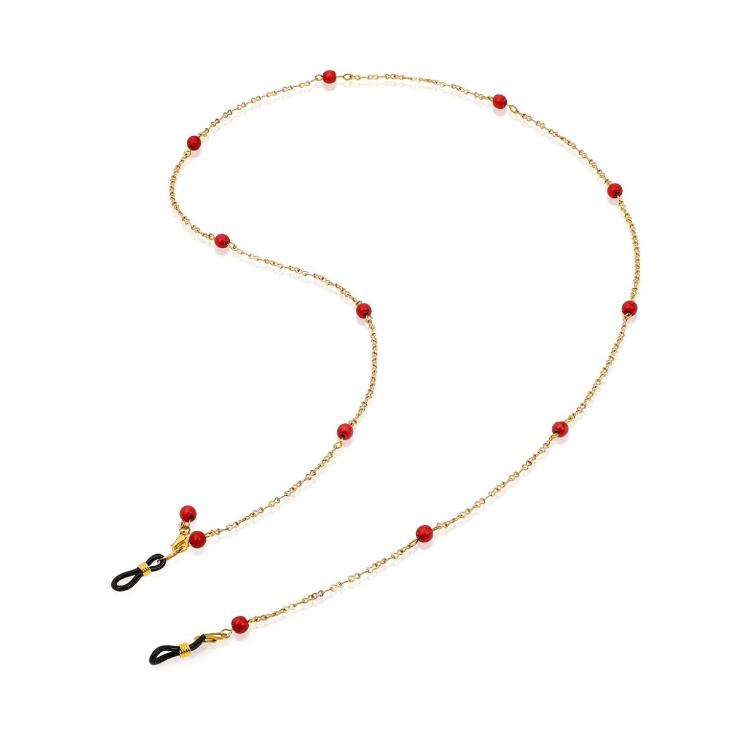 Simple red - Glasses chain