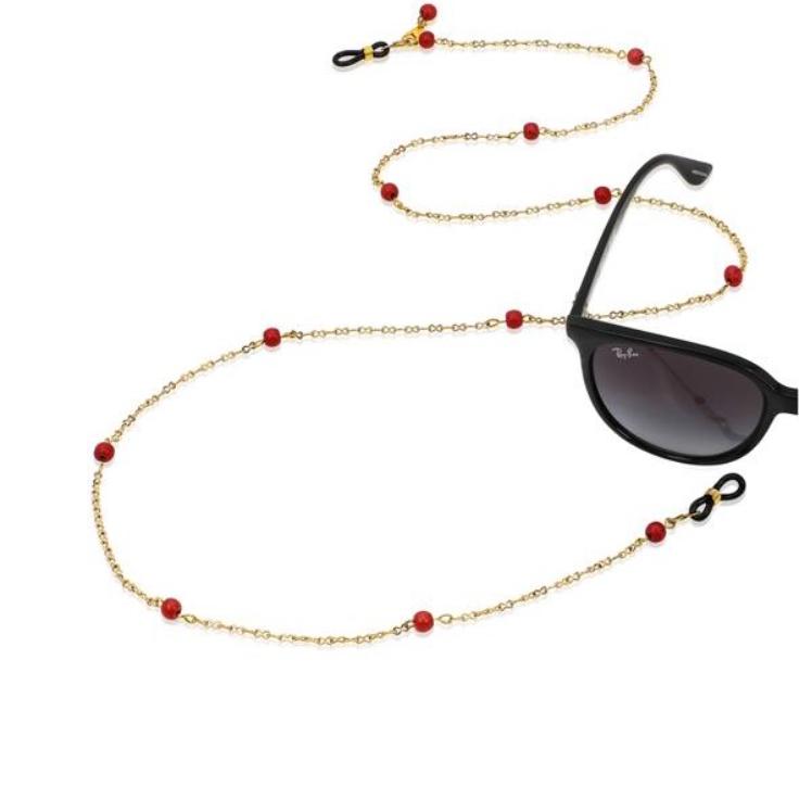 Simple red - Glasses chain