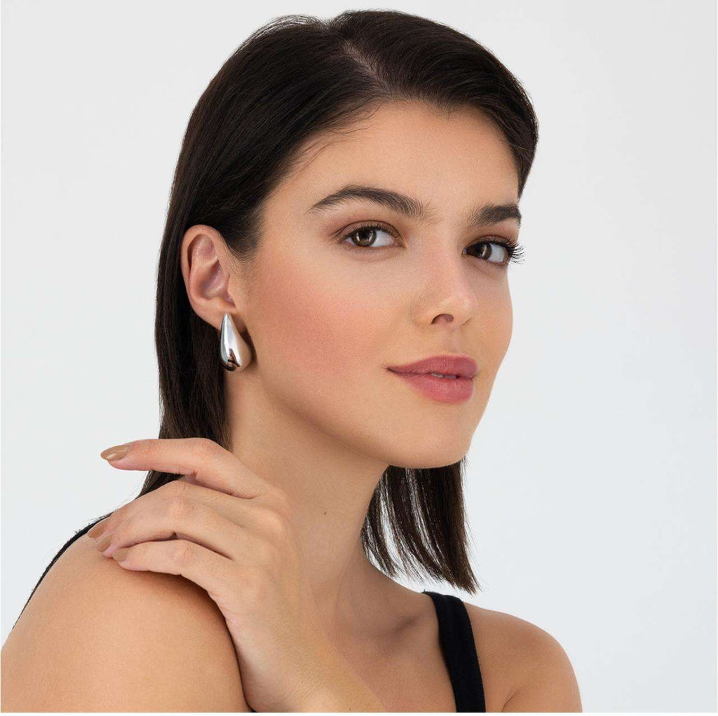 Tear Drop (Silver) - Earrings image 4