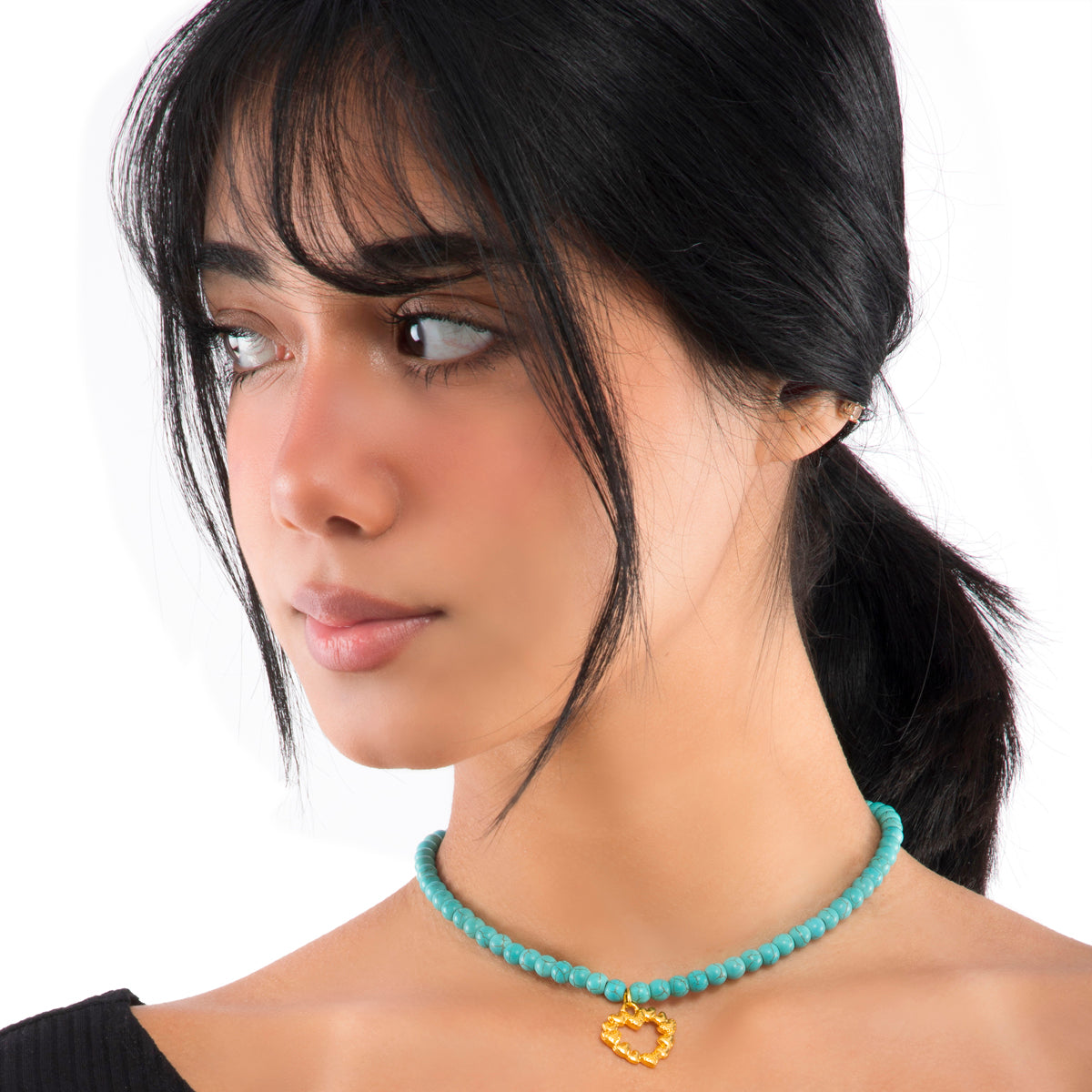Turquoise Heart - Necklace image 0