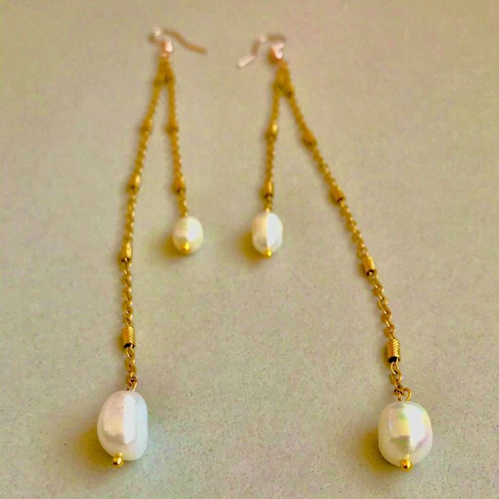 Pearl - Earrings By Fazeena